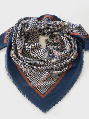 Dark Hampton The Sutherland Wool Silk Scarf