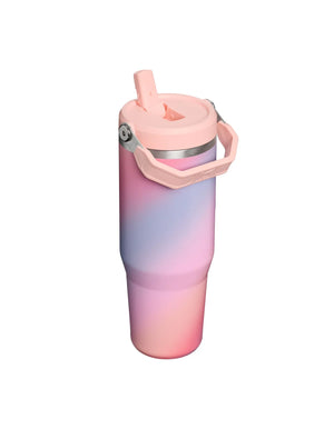 STANLEY The IceFlow™ Flip Straw 2.0 Tumbler 30oz - Sunset Spiral