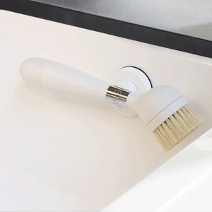 Yeseco V2 | Handle With Suction Stand - White The one dish brush
