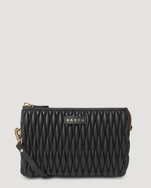 Saben Tilly Crossbody - Black Diamond Quilt AW25 The Muse