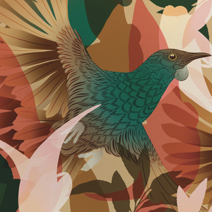FLOX Tūī Whenua Boutique Print A4 Unframed