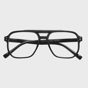 Captivated Eyewear Anti-Blue Reading Glasses - Jordan Black