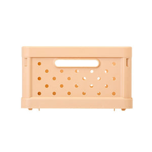 Compact Folding Crate - Peach Pink