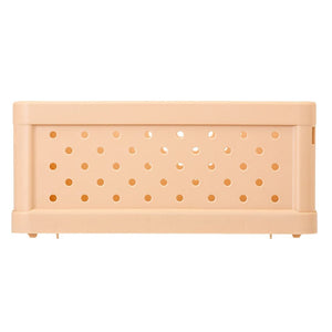 Compact Folding Crate - Peach Pink
