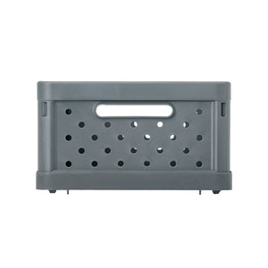 Compact Folding Crate - Charcoal Black