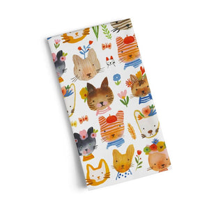 WerkShoppe - Kitty Parade - Cotton Tea Towel