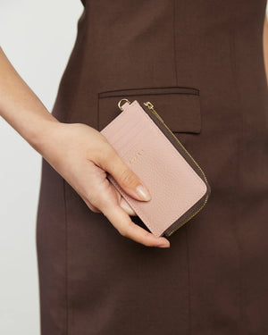 Saben Winona Card Holder - Desert Rose Pink