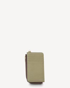 Saben Winona Card Holder - Eucalyptus Green