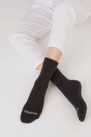 nooan Yan Possum Merino Wool Socks - Peat