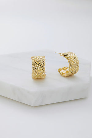 ZAFINO Maisy Hoop - Gold - Essential Earring 7109