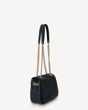 Saben Flo Shoulder Bag - Black Bubble