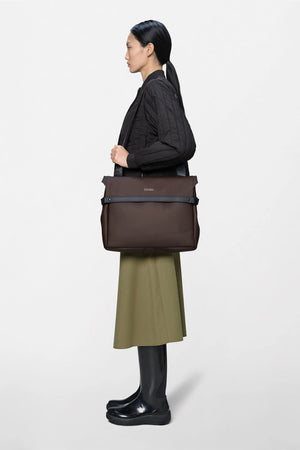 RAINS OTG Messenger Bag - Bark