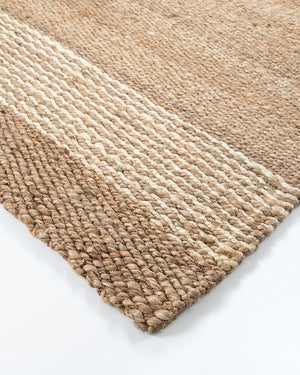 Baya Anglesea Entrance Mat 60 x 100cm Jute Furtex NZ Natural