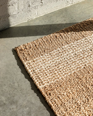 Baya Anglesea Entrance Mat 60 x 100cm Jute Furtex NZ Natural