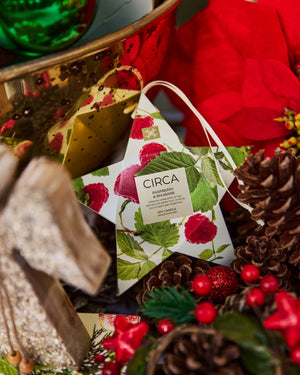CIRCA 70g Bauble Candle - Christmas - RASPBERRY & RHUBARB - X26