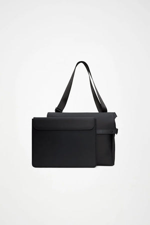 RAINS OTG Messenger Bag - Black
