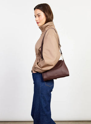 SABEN Beckett Crossbody Espresso Luxe