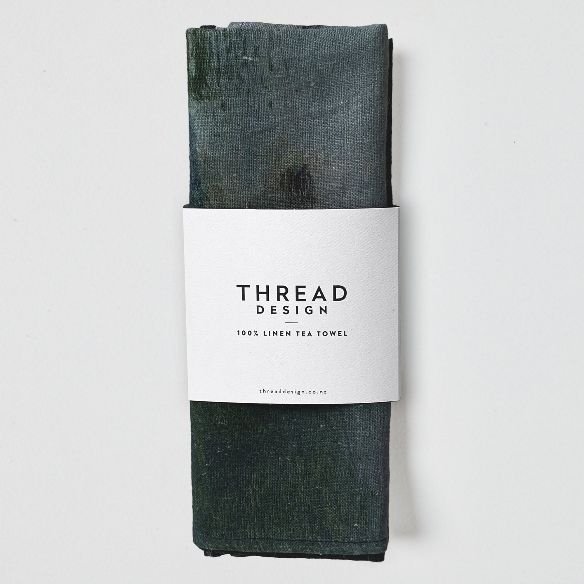 Thread Design Deep Dusk Linen Tea Towel