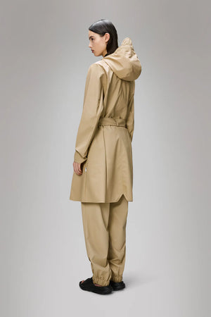 Rains Curve W Jacket - Sand - XS