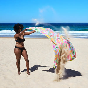 Dock & Bay Quick Dry Beach Towel Designed Collection L Ibiza Glow