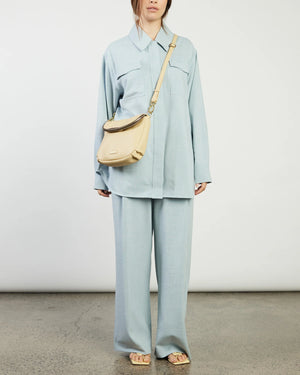 Saben Fifi Crossbody - Raffia Beige crossbody bag