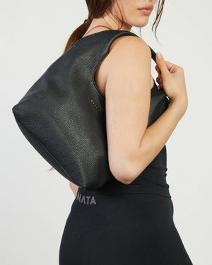 SABEN Kiki Shoulder Bag - Black Lightly Milled