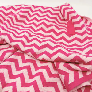 Ecovask Hair & Travel Towel - Raspberry Chevron