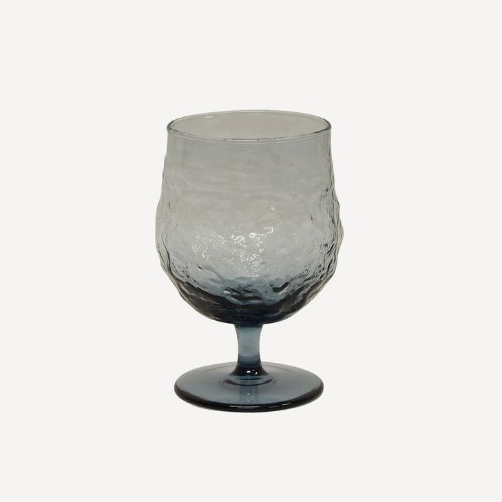 French Country Collections Serena Blue Wine Goblet
