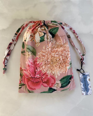 Blazing Daisy Fleur Kimono Robe - Blush