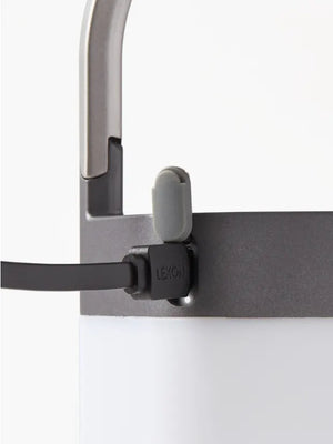 LEXON Metallic Grey Outdoor Portable lamp Horizon Hanglamp Gun