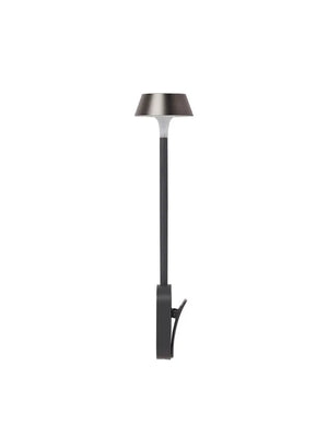 Lexon MIMI CLIP-ON READING LAMP - GUN Metal Flexible LED