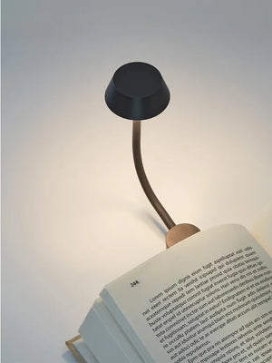 Lexon MIMI CLIP-ON READING LAMP - GUN Metal Flexible LED