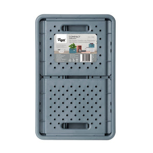 Compact Folding Crate - Charcoal Black