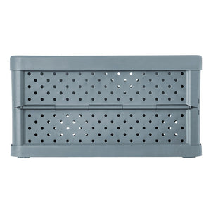 Compact Folding Crate - Charcoal Black