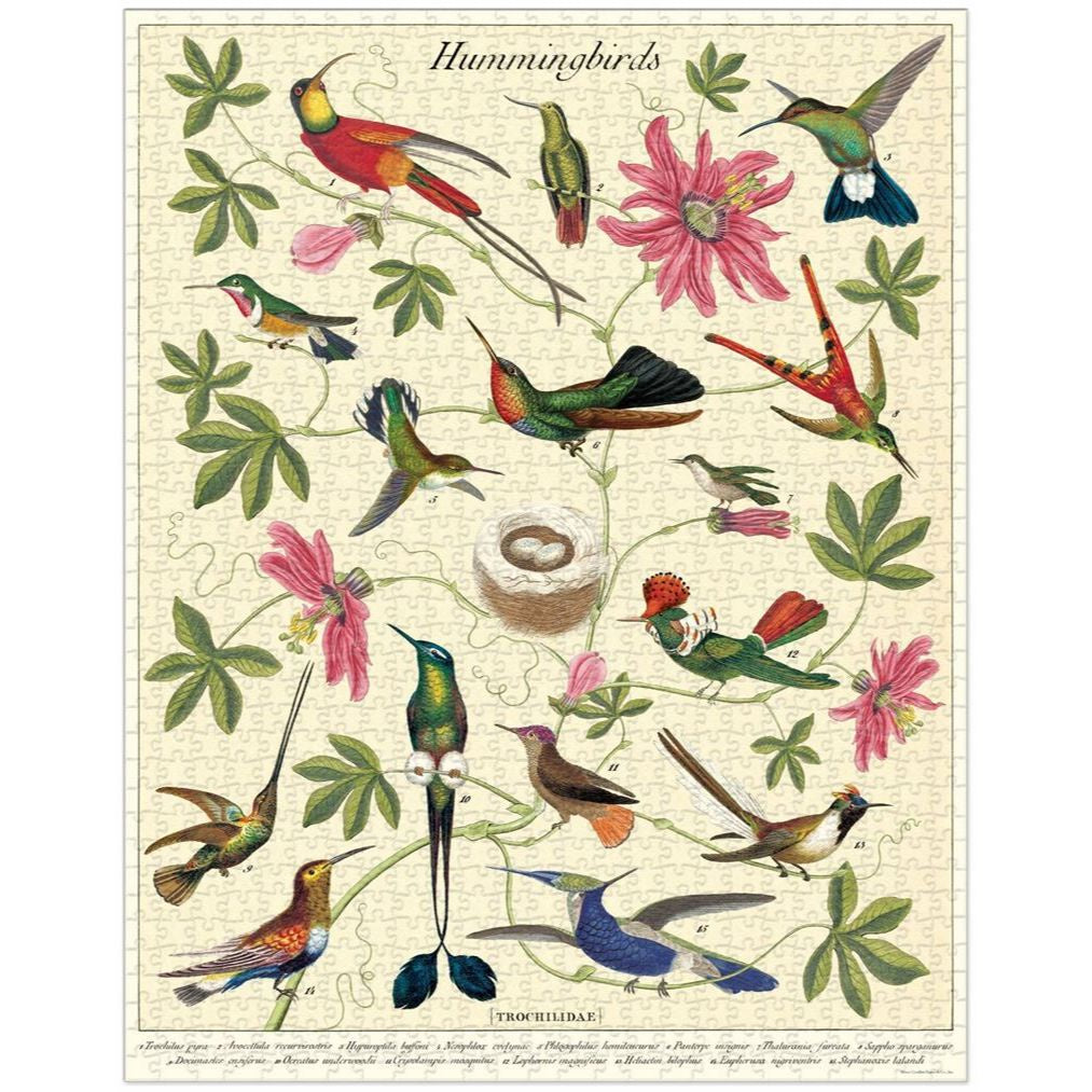 Hummingbirds Vintage Puzzle - Livewires