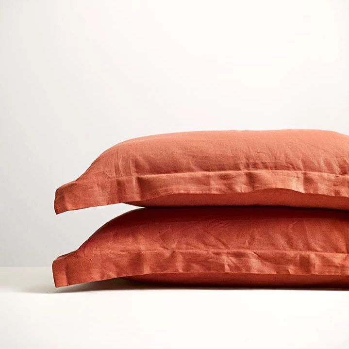 Thread Design Brick Linen Pillowcase Pair