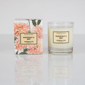 George & Edi Grapefruit Mint Candle