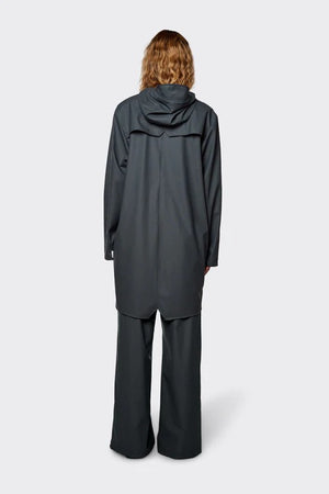 Rains Long Jacket - Slate