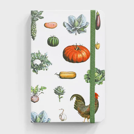 Hardcover Notebook - Vintage Vegetables
