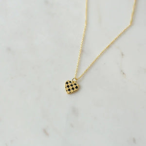 Check Crush Necklace