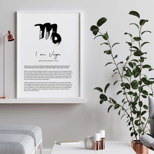 Virgo A4 Print