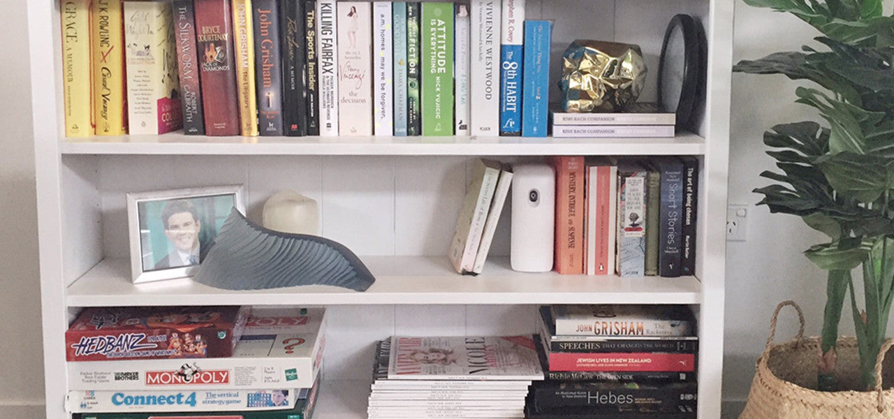 how to style a bookshelf