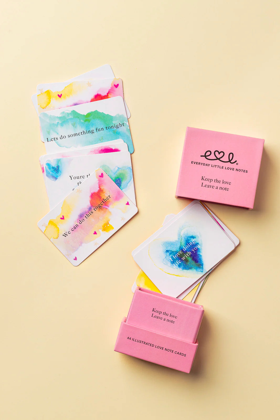 Pink box of 'Everyday Little Love Notes' Everyday Little Love Notes