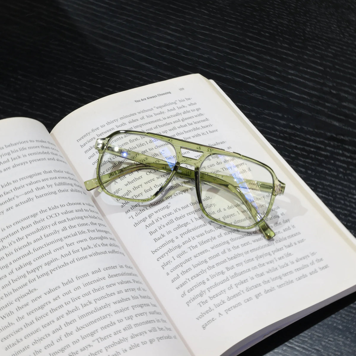 Captivated Eyewear Anti-Blue Reading Glasses - Jordan Green