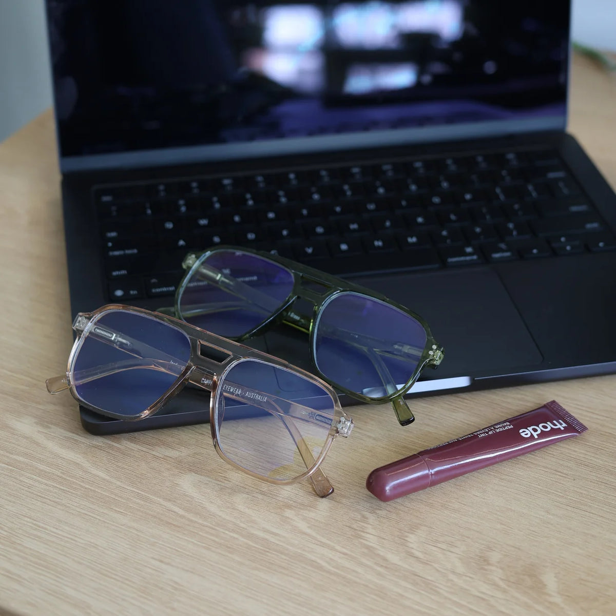 Captivated Eyewear Anti-Blue Reading Glasses - Jordan Beige