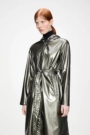 RAINS A-Line Longer W Jacket W3 - Raven