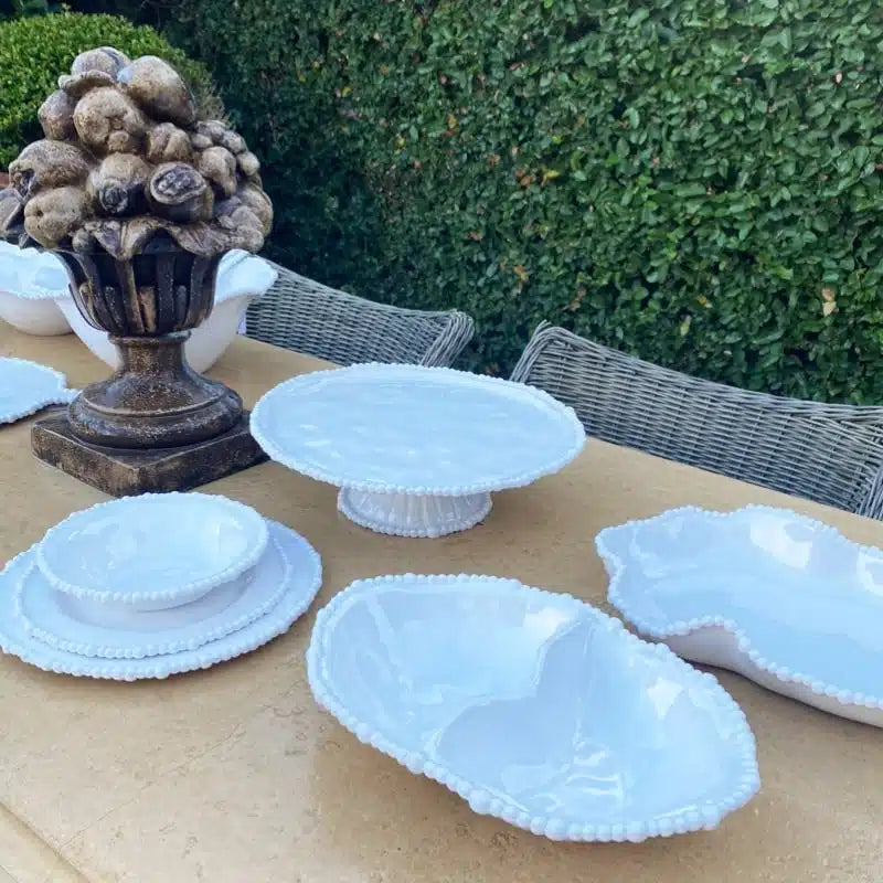 Le Forge Melamine Pearl Side Plate White