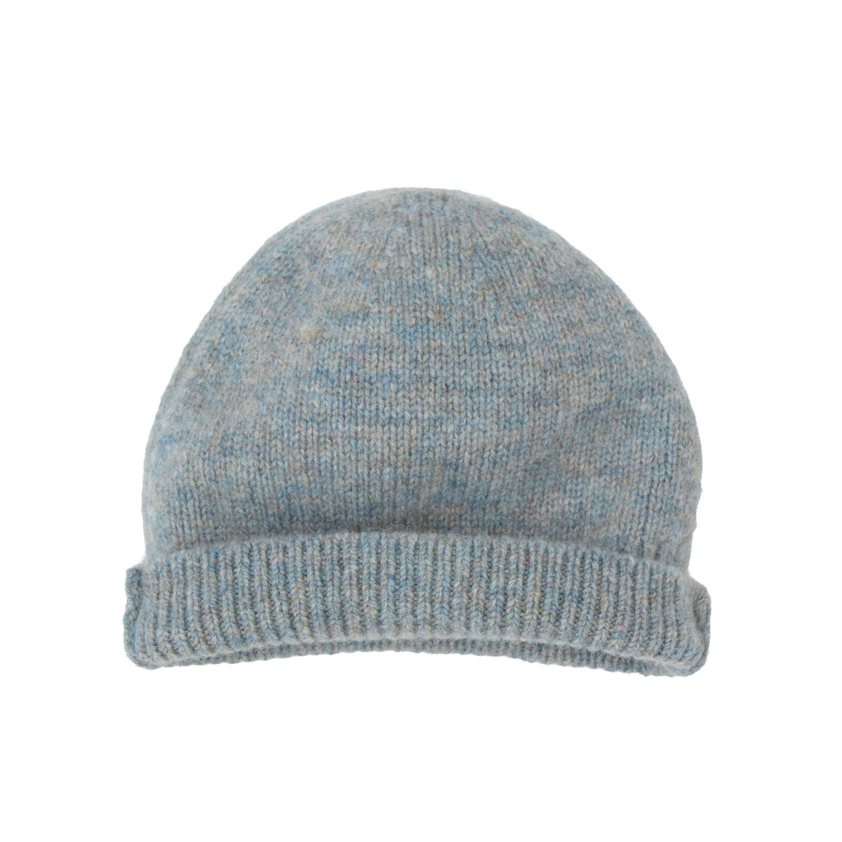Burrow & Be 100% Wool Baby Hat - Stone Blue Knitted beanie