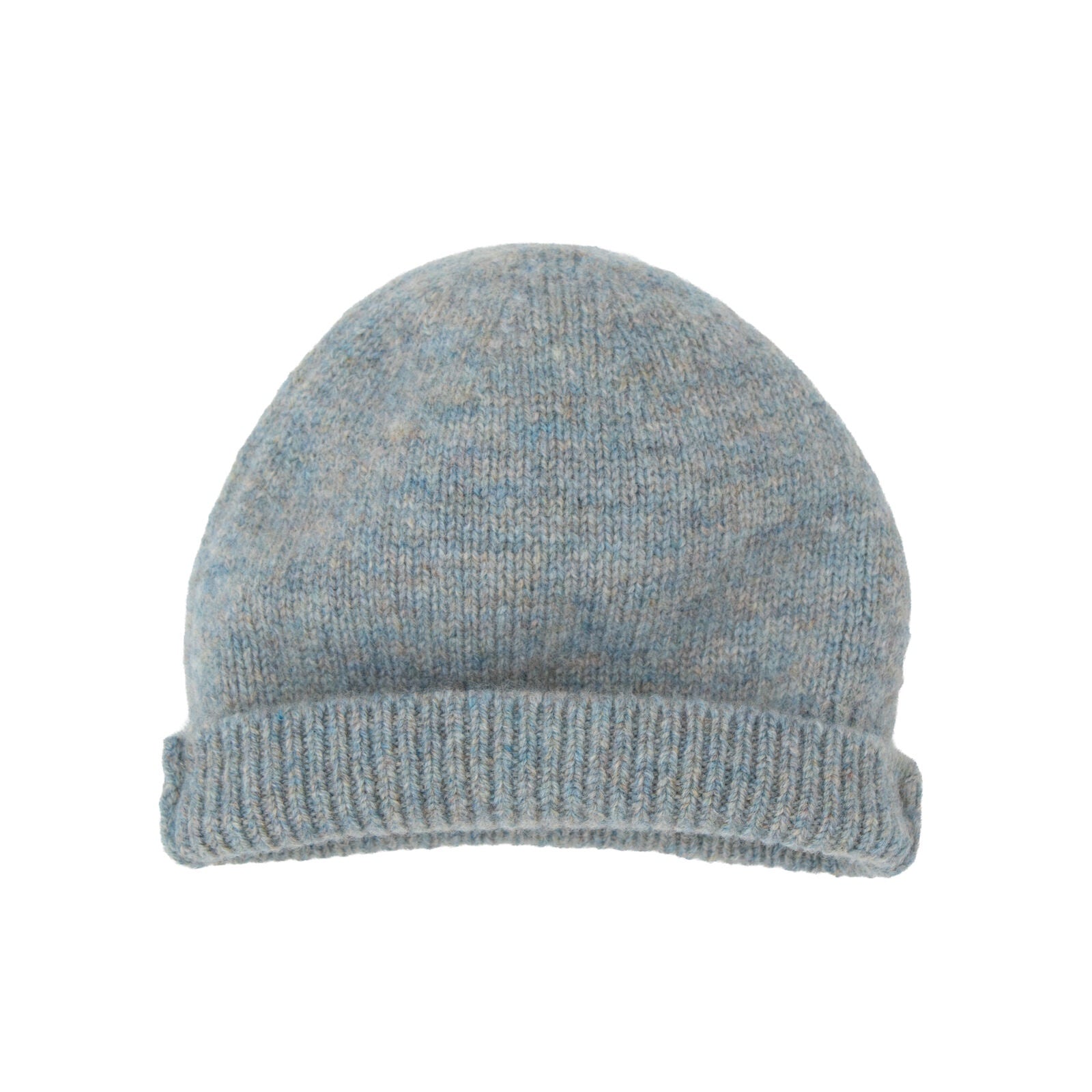 Burrow & Be 100% Wool Baby Hat - Stone Blue Knitted beanie