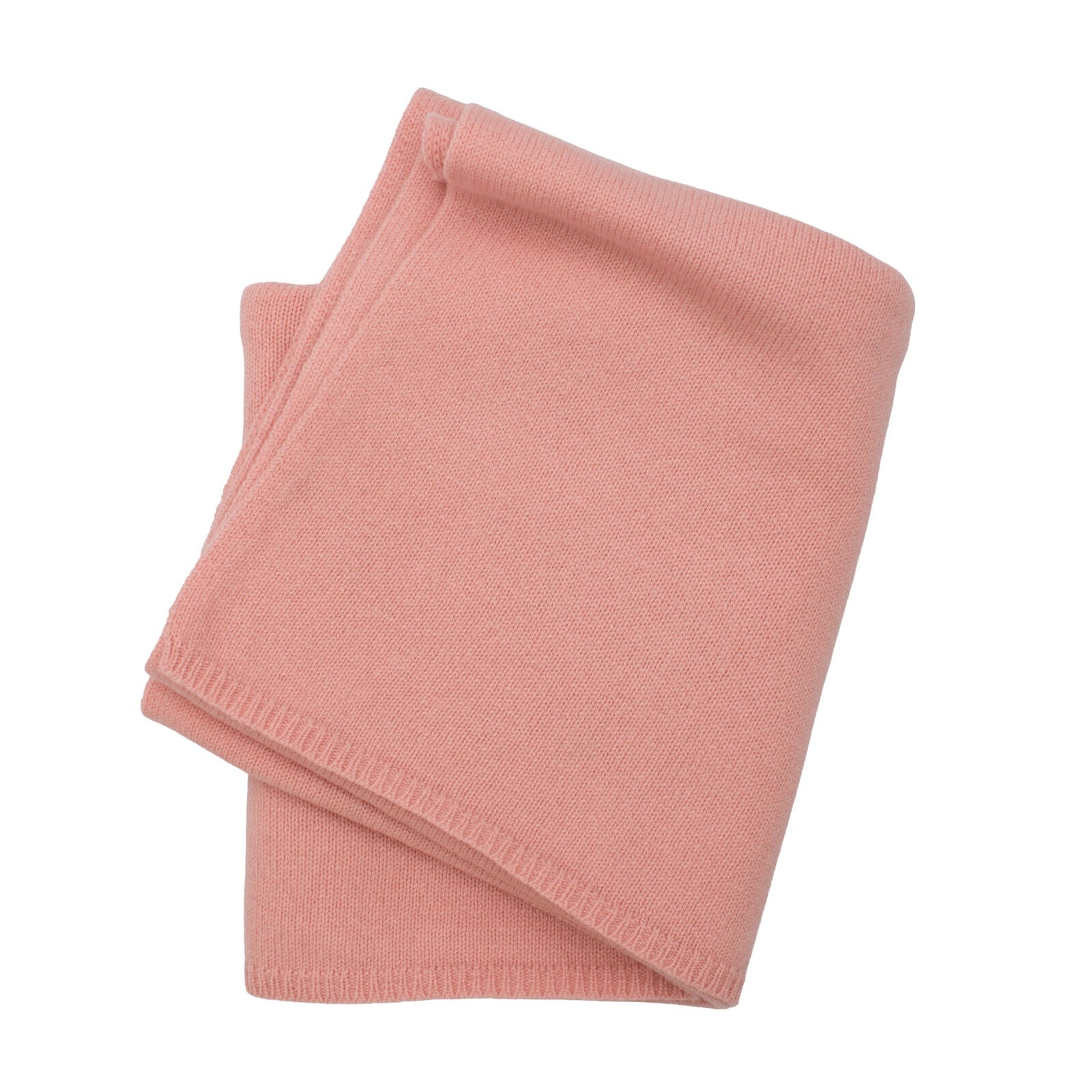 Burrow & Be 100% Wool Knit Baby Blanket - Carnation